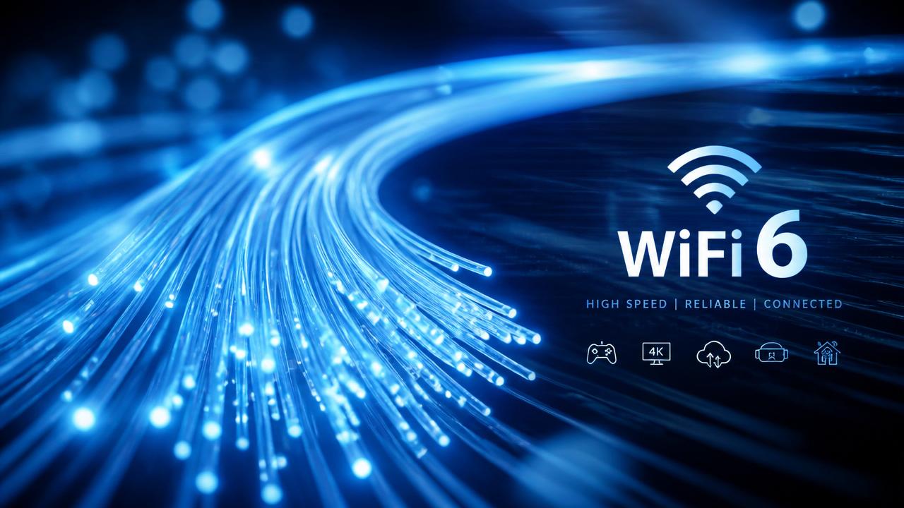 Fibra óptica e tecnologia Wi-Fi 6